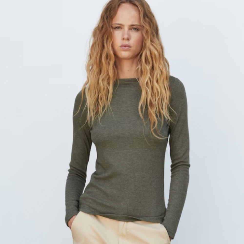Mango boat neck Top